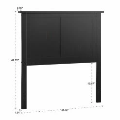 Top 10 👍 Mercer Mission Transitional Black Panel Headboard By INSPIRE Q Classic 👍 -iNSPIRE Q shop Mercer Mission Transitional Black Panel Headboard by iNSPIRE Q Classic 4