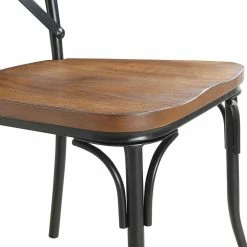 Best Pirce 🌟 Nelson X-Cross Back Dining Chair (Set Of 2) By INSPIRE Q Classic 🎉 -iNSPIRE Q shop Nelson Industrial Modern Rustic Cross Back Dining Chair Set of 2 by iNSPIRE Q Classic 238fd51a aab9 4abf a56a f76ba543a05a 1000