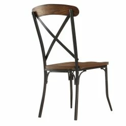 Best Pirce 🌟 Nelson X-Cross Back Dining Chair (Set Of 2) By INSPIRE Q Classic 🎉 -iNSPIRE Q shop Nelson Industrial Modern Rustic Cross Back Dining Chair Set of 2 by iNSPIRE Q Classic 370804f3 860c 44f8 a2ba e271490c906d 1000
