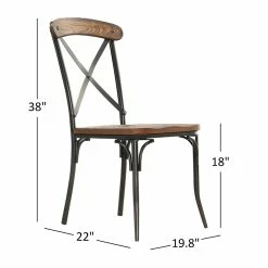 Best Pirce 🌟 Nelson X-Cross Back Dining Chair (Set Of 2) By INSPIRE Q Classic 🎉 -iNSPIRE Q shop Nelson Industrial Modern Rustic Cross Back Dining Chair Set of 2 by iNSPIRE Q Classic c474a200 7c54 48ce 82d7 25a6487aa047 1000