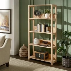 Budget ❤️ Norager Solid Wood Stackable Bookcase By INSPIRE Q Classic 🧨