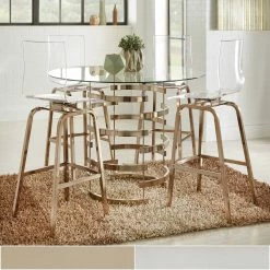 Hot Sale ✔️ Nova Round Glass Top Vortex Iron Base Counter Height Table By INSPIRE Q Bold Champagne Gold 😉 14 Hot Sale ✔️ Nova Round Glass Top Vortex Iron Base Counter Height Table By INSPIRE Q Bold Champagne Gold 😉 -iNSPIRE Q shop Nova Round Glass Top Vortex Iron Base Counter Height Table by iNSPIRE Q Bold 1
