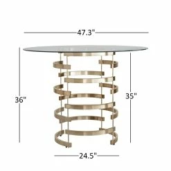 Hot Sale ✔️ Nova Round Glass Top Vortex Iron Base Counter Height Table By INSPIRE Q Bold Champagne Gold 😉 13 Hot Sale ✔️ Nova Round Glass Top Vortex Iron Base Counter Height Table By INSPIRE Q Bold Champagne Gold 😉 -iNSPIRE Q shop Nova Round Glass Top Vortex Iron Base Counter Height Table by iNSPIRE Q Bold 8f2976f1 2425 4f54 be99 bb95f221d4cb 1000