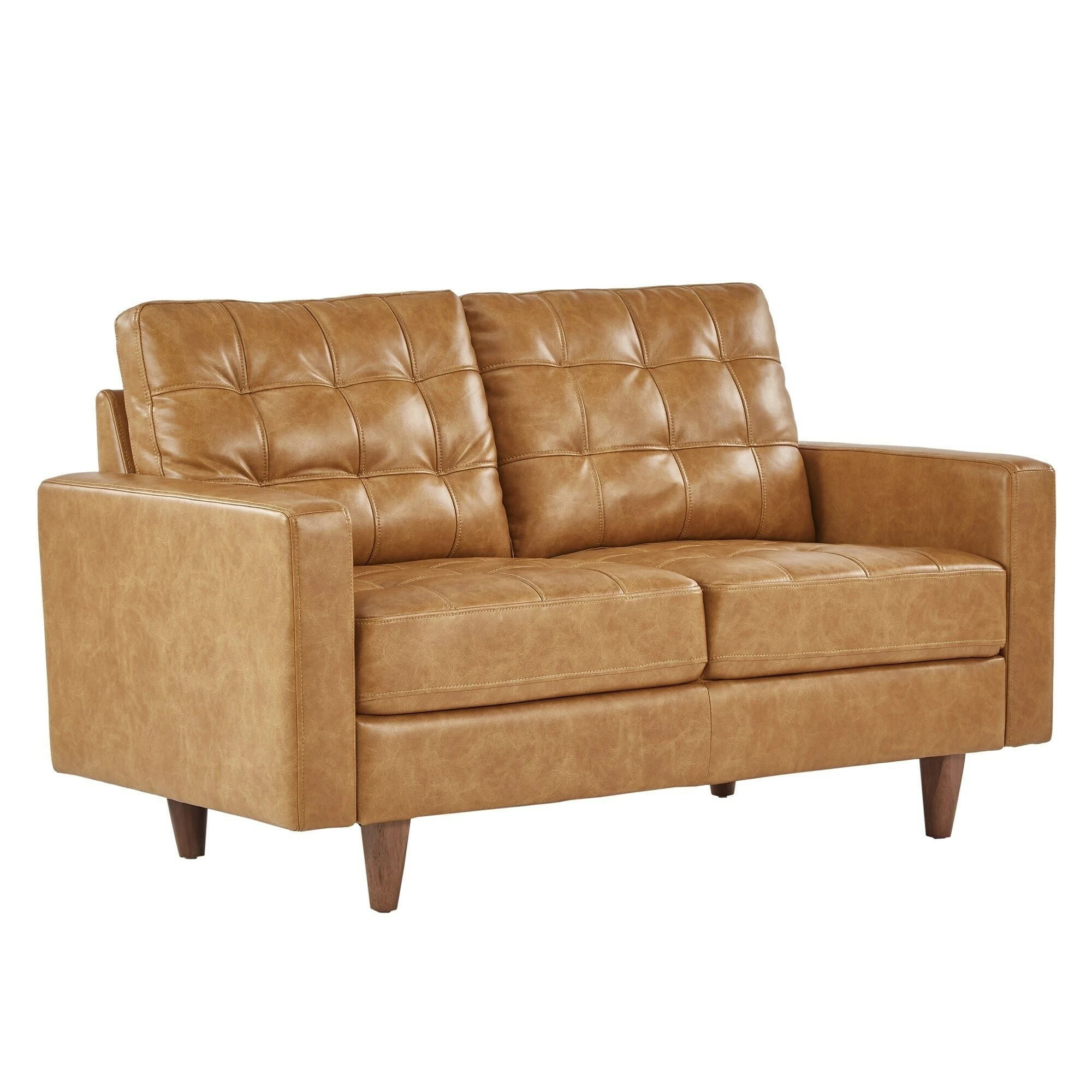 New 🌟 Odin Caramel Leather Gel Sofa By INSPIRE Q Modern ✨ - Image 6