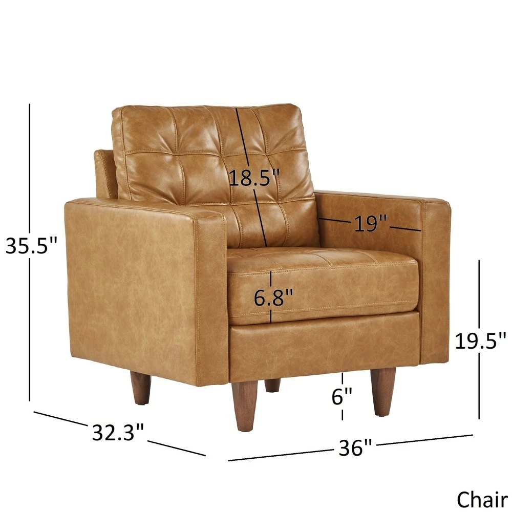 New 🌟 Odin Caramel Leather Gel Sofa By INSPIRE Q Modern ✨ - Image 13