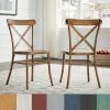 Best reviews of 🧨 Pompey Metal Dining Chairs (Set Of 2) By INSPIRE Q Classic Antique Grey 🎉
