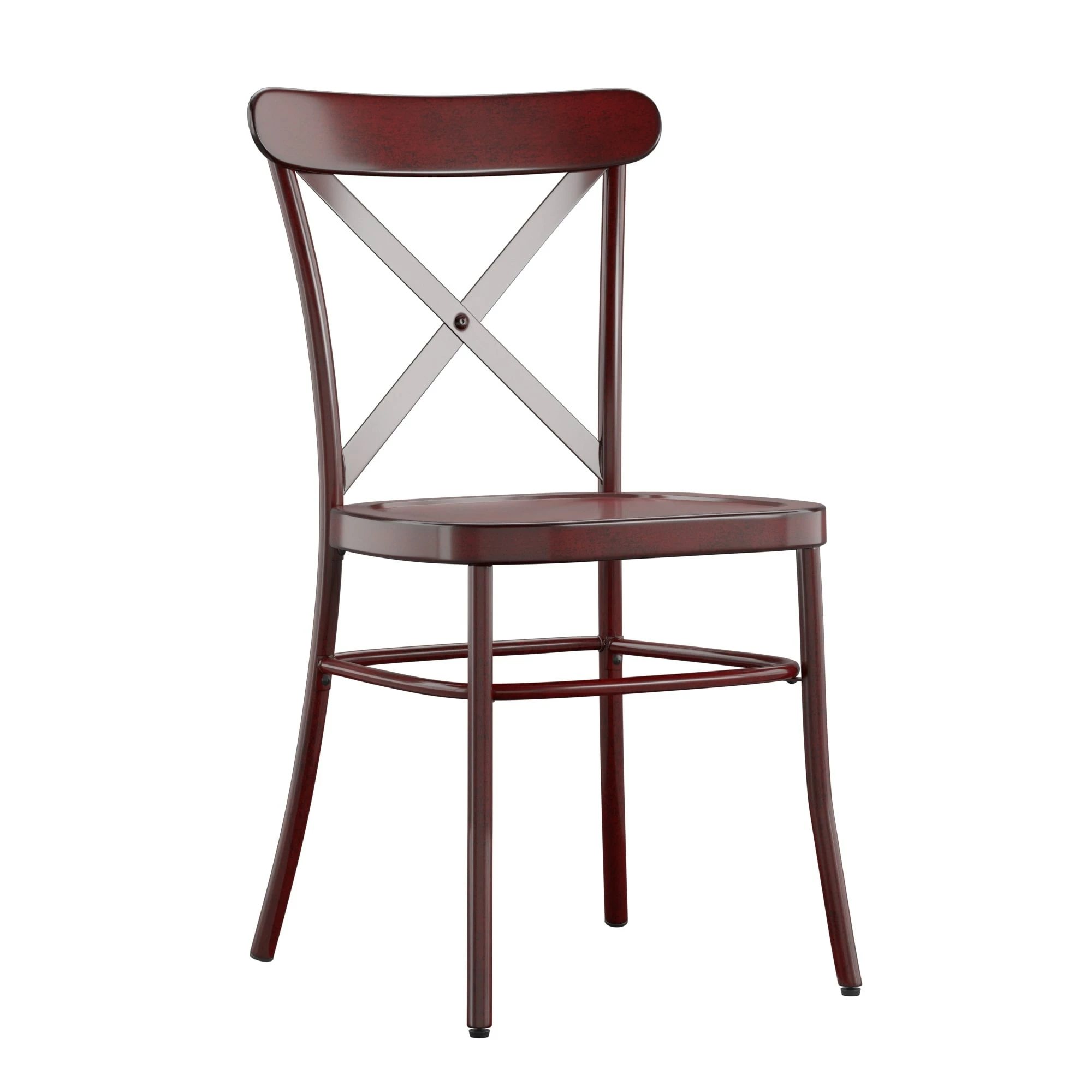 Best reviews of ๐งจ Pompey Metal Dining Chairs (Set Of 2) By INSPIRE Q Classic Antique Grey ๐ - Image 6