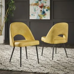 Buy 😉 Presley Upholstered Dining Chairs (Set Of 2) By INSPIRE Q Modern Teal Pu Leather 🌟 -iNSPIRE Q shop Presley Upholstered Dining Chairs 28Set of 229 by iNSPIRE Q Modern 8