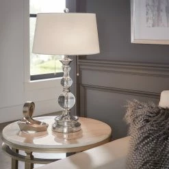 Brand new ❤️ Quinn Crystal Mercury Base 2-light Accent Table Lamp By INSPIRE Q Bold 💯