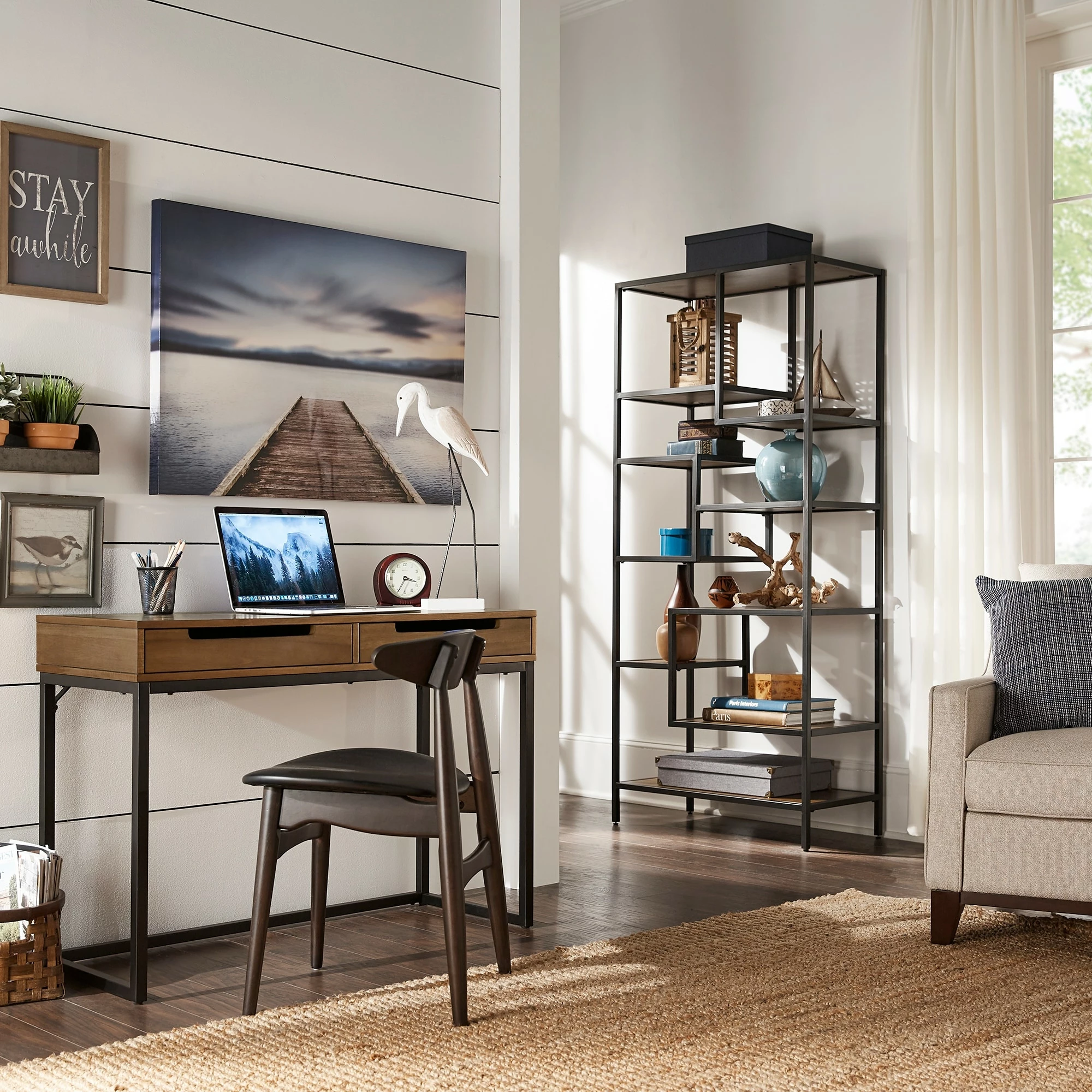 Buy ⌛ Rogers Cherry Finish 32"W Bookcase By INSPIRE Q Classic 🤩 - Image 2