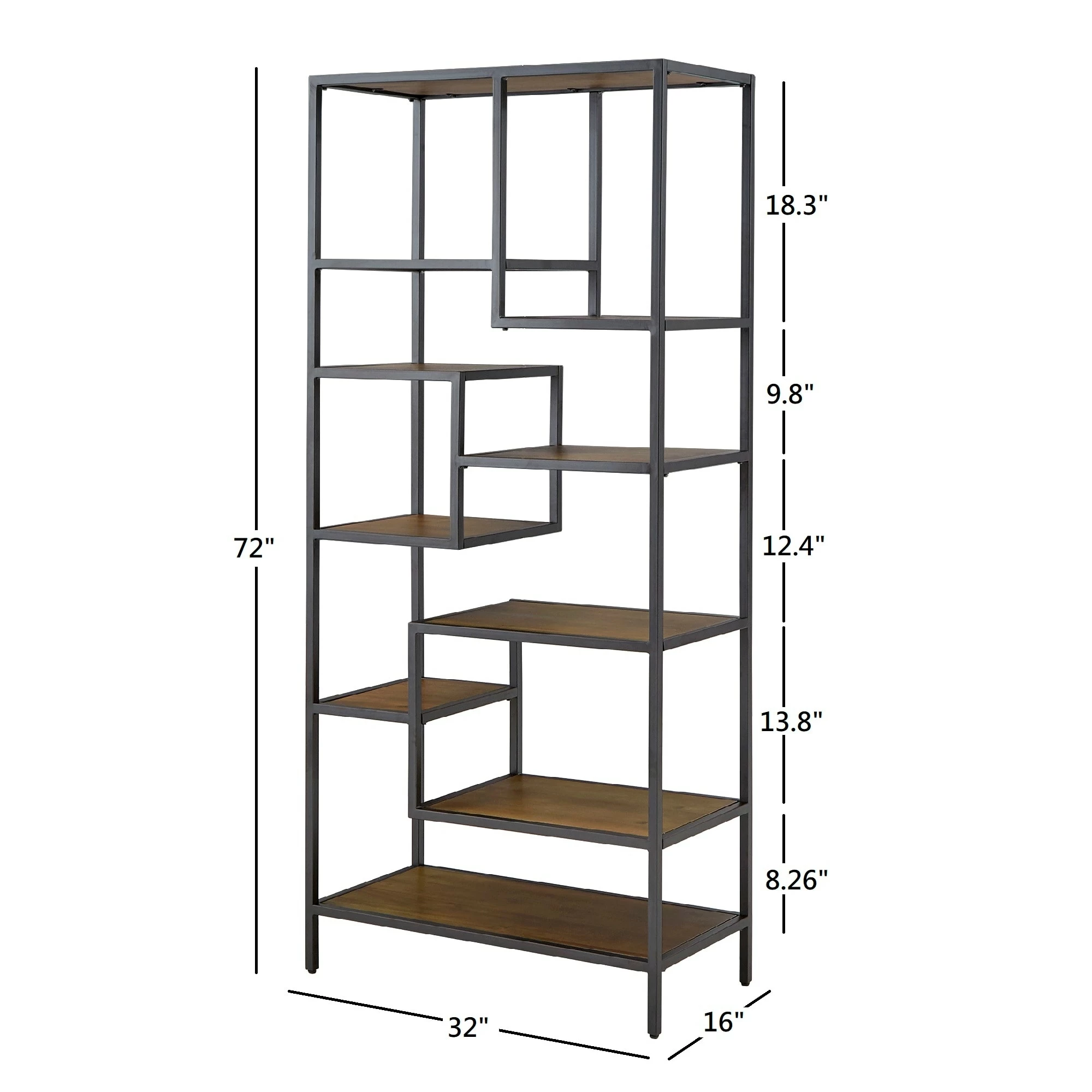 Buy ⌛ Rogers Cherry Finish 32"W Bookcase By INSPIRE Q Classic 🤩 - Image 8