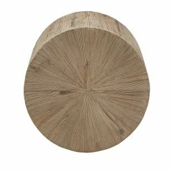 Brand new 🎁 Ryker Distressed Reclaimed Wood Cylindrical End Table By INSPIRE Q Artisan 🥰 -iNSPIRE Q shop Ryker Distressed Reclaimed Wood Cylindrical End Table by iNSPIRE Q Artisan 3
