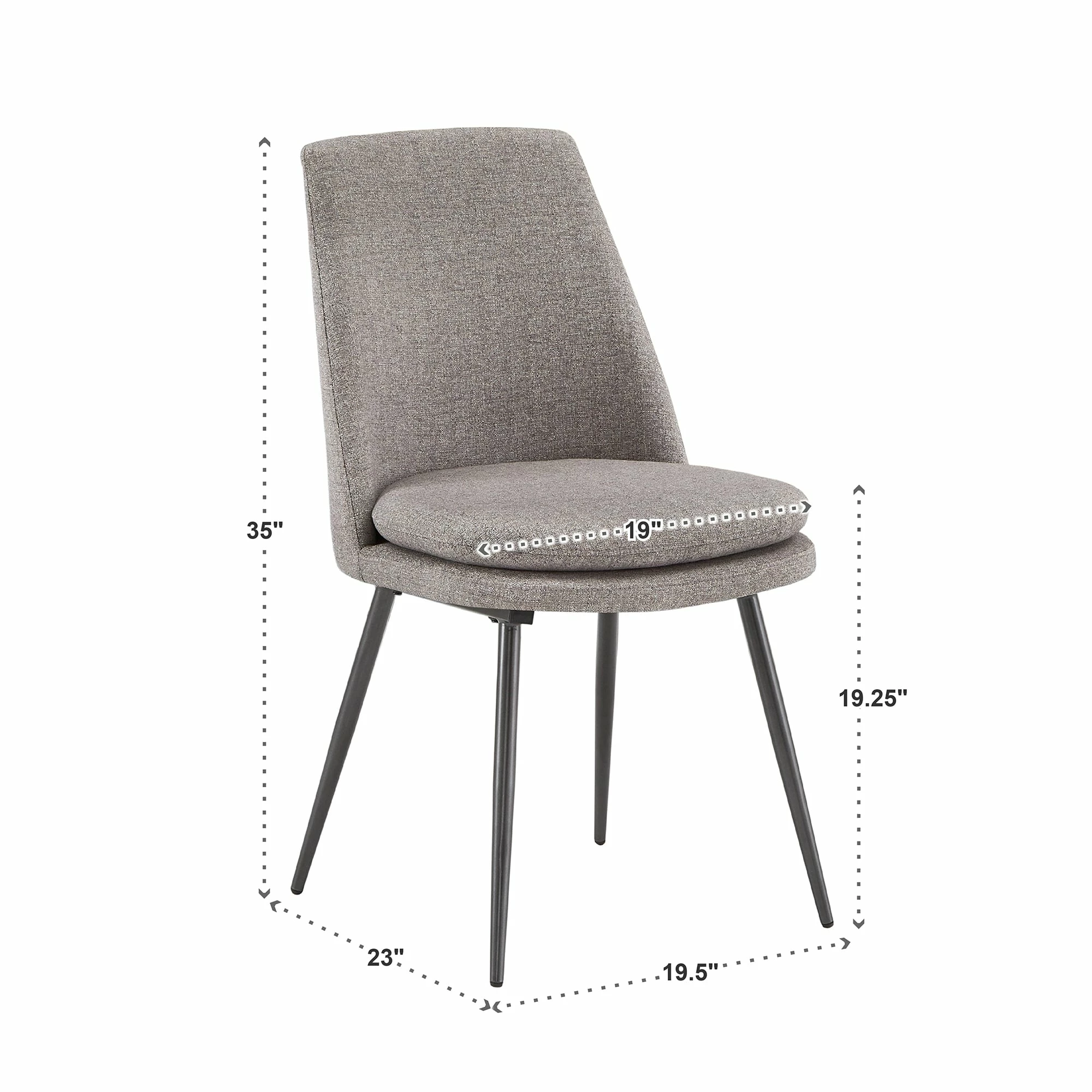 Deals 🎁 Saki Upholstered Dining Chairs (Set Of 2) By INSPIRE Q Modern Grey Velvet 💯 12 Deals 🎁 Saki Upholstered Dining Chairs (Set Of 2) By INSPIRE Q Modern Grey Velvet 💯 - Image 12