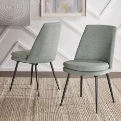 Deals 🎁 Saki Upholstered Dining Chairs (Set Of 2) By INSPIRE Q Modern Grey Velvet 💯 17 Deals 🎁 Saki Upholstered Dining Chairs (Set Of 2) By INSPIRE Q Modern Grey Velvet 💯 -iNSPIRE Q shop Saki Chenille Fabric Dining Chairs 28Set of 229 by iNSPIRE Q Modern 2