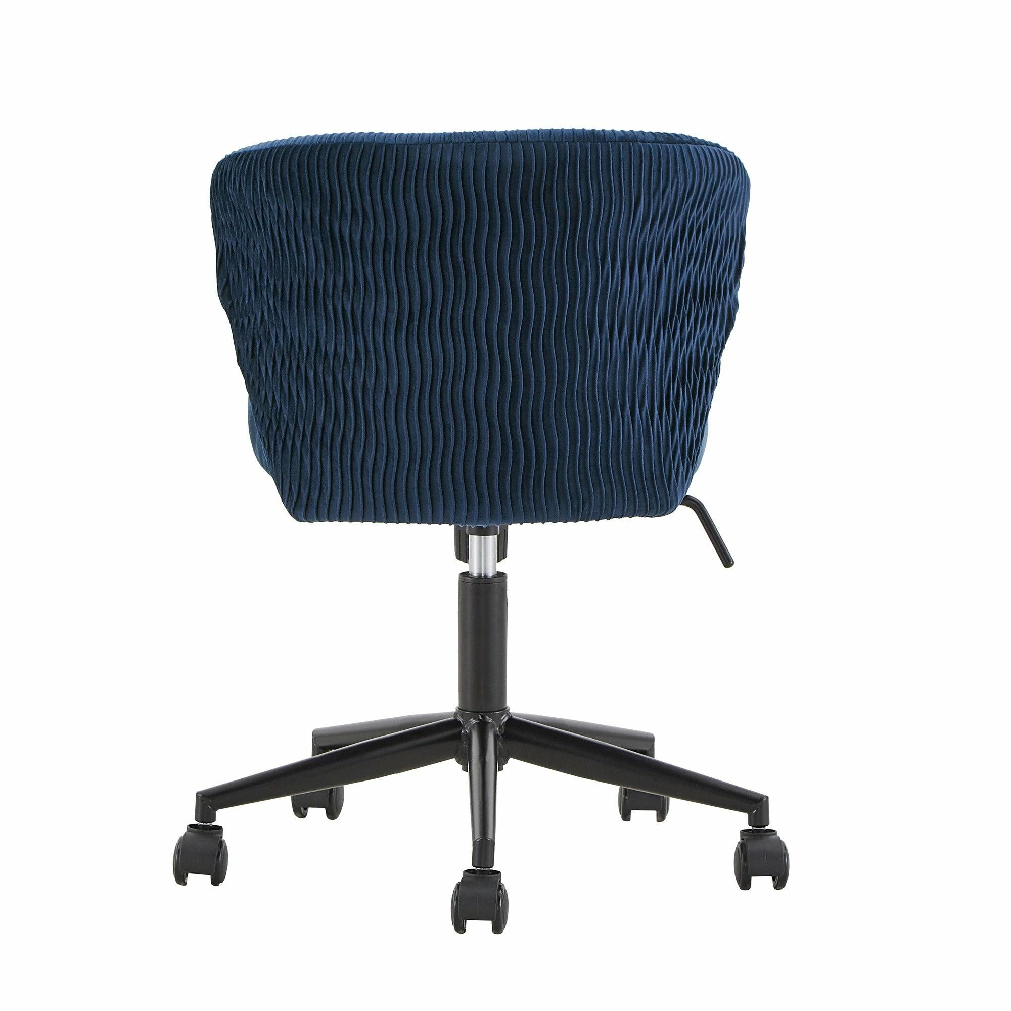 Brand new 🥰 Sayu Curved Back Velvet Wave Pattern Office Chair By INSPIRE Q Modern Blue 😍 - Image 7