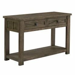 Cheap ✔️ Sheldon 48" Console Sofa Table By INSPIRE Q Classic Antique Grey 🛒 -iNSPIRE Q shop Sheldon Brown Cherry Finish Sofa Table by iNSPIRE Q Classic 10