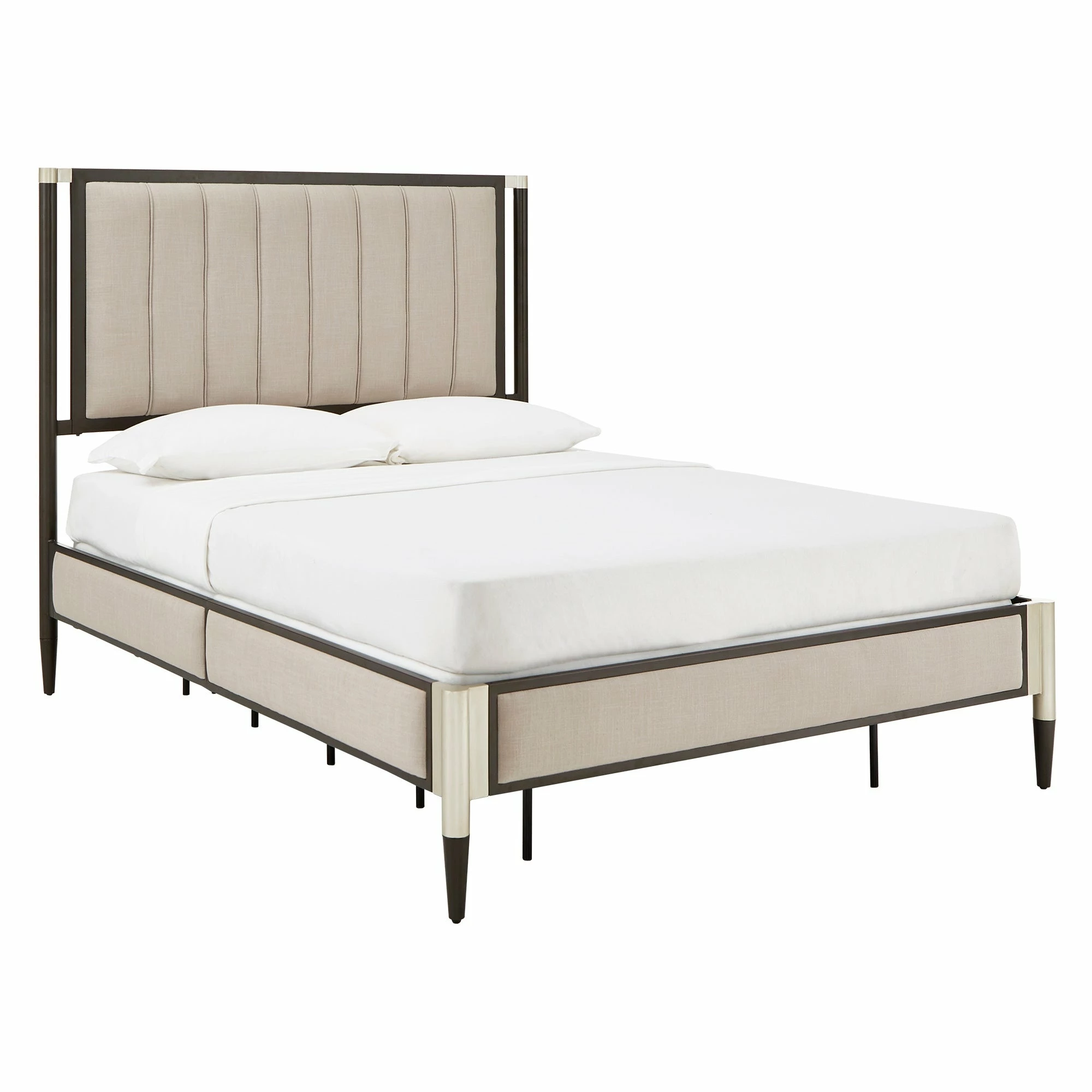 Flash Sale ๐งจ Sierra Beige Upholstered Queen Bed, Bench, Or Set By INSPIRE Q Modern Bed And Bench ๐ - Image 5