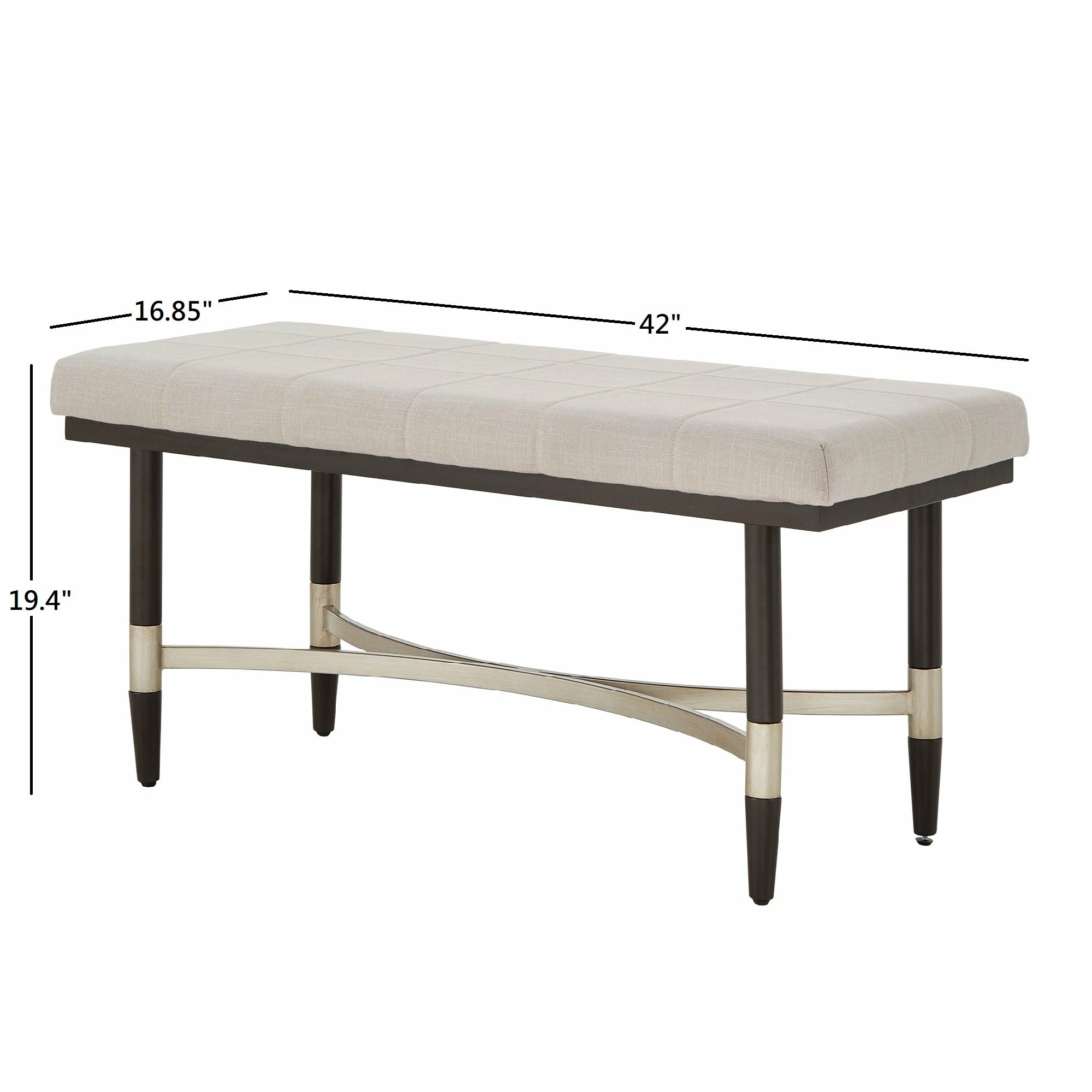 Flash Sale ๐งจ Sierra Beige Upholstered Queen Bed, Bench, Or Set By INSPIRE Q Modern Bed And Bench ๐ - Image 10