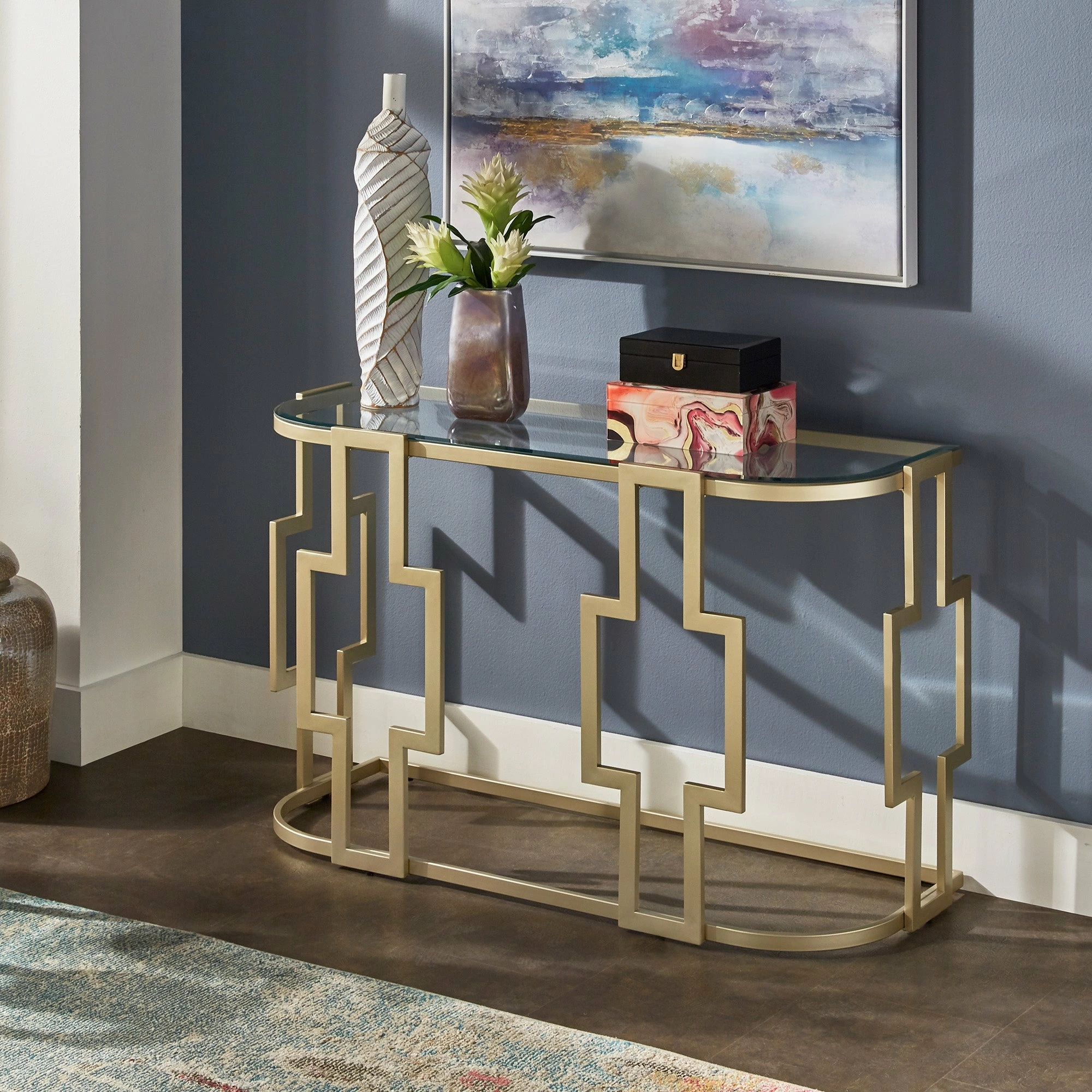 Deals 😍 Spumante 48" Console Table By INSPIRE Q Bold ✔️ 1 Deals 😍 Spumante 48" Console Table By INSPIRE Q Bold ✔️