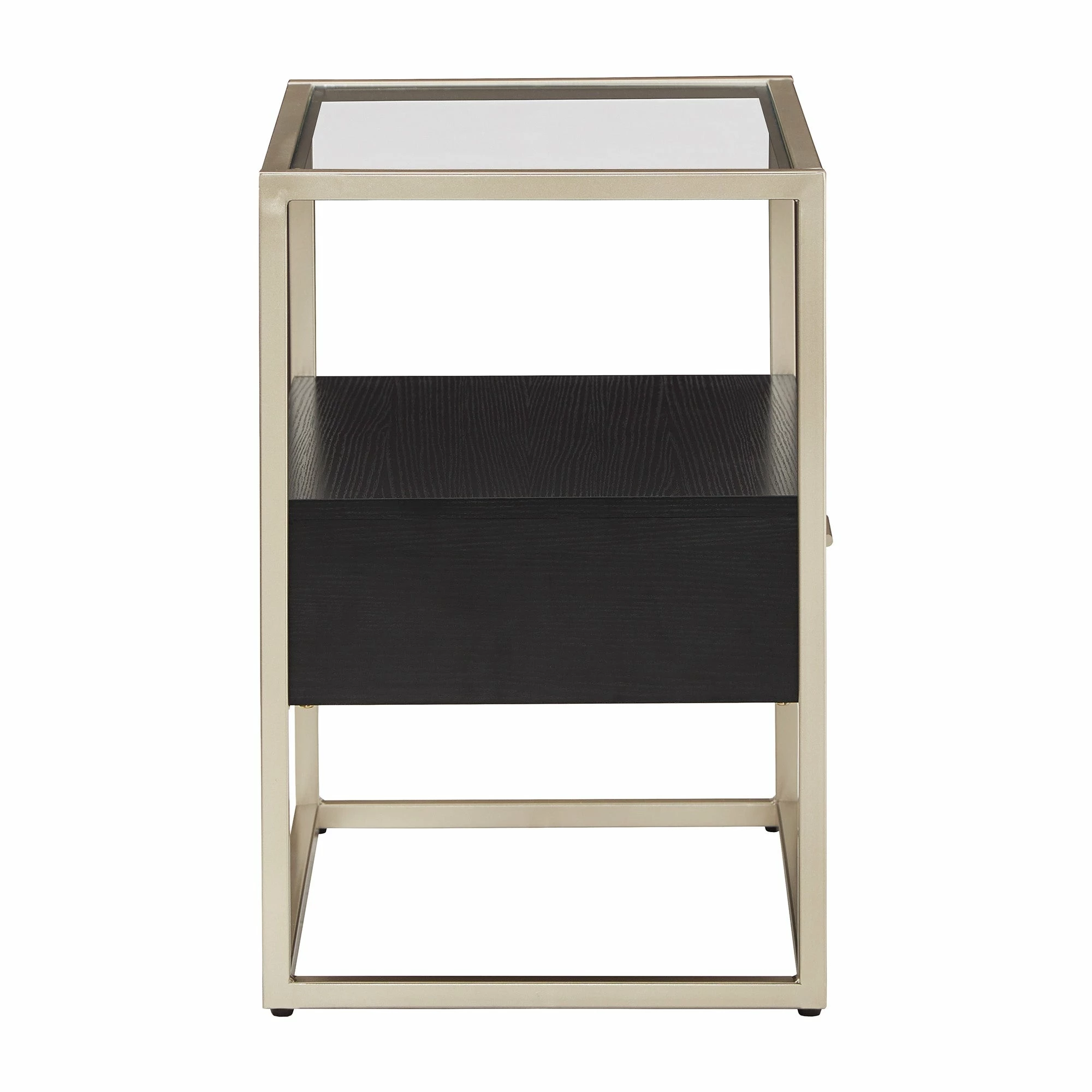 Brand new ๐ Spumante Champagne Silver Finish End Table With Storage By INSPIRE Q Bold ๐งจ 5 Brand new ๐ Spumante Champagne Silver Finish End Table With Storage By INSPIRE Q Bold ๐งจ - Image 5