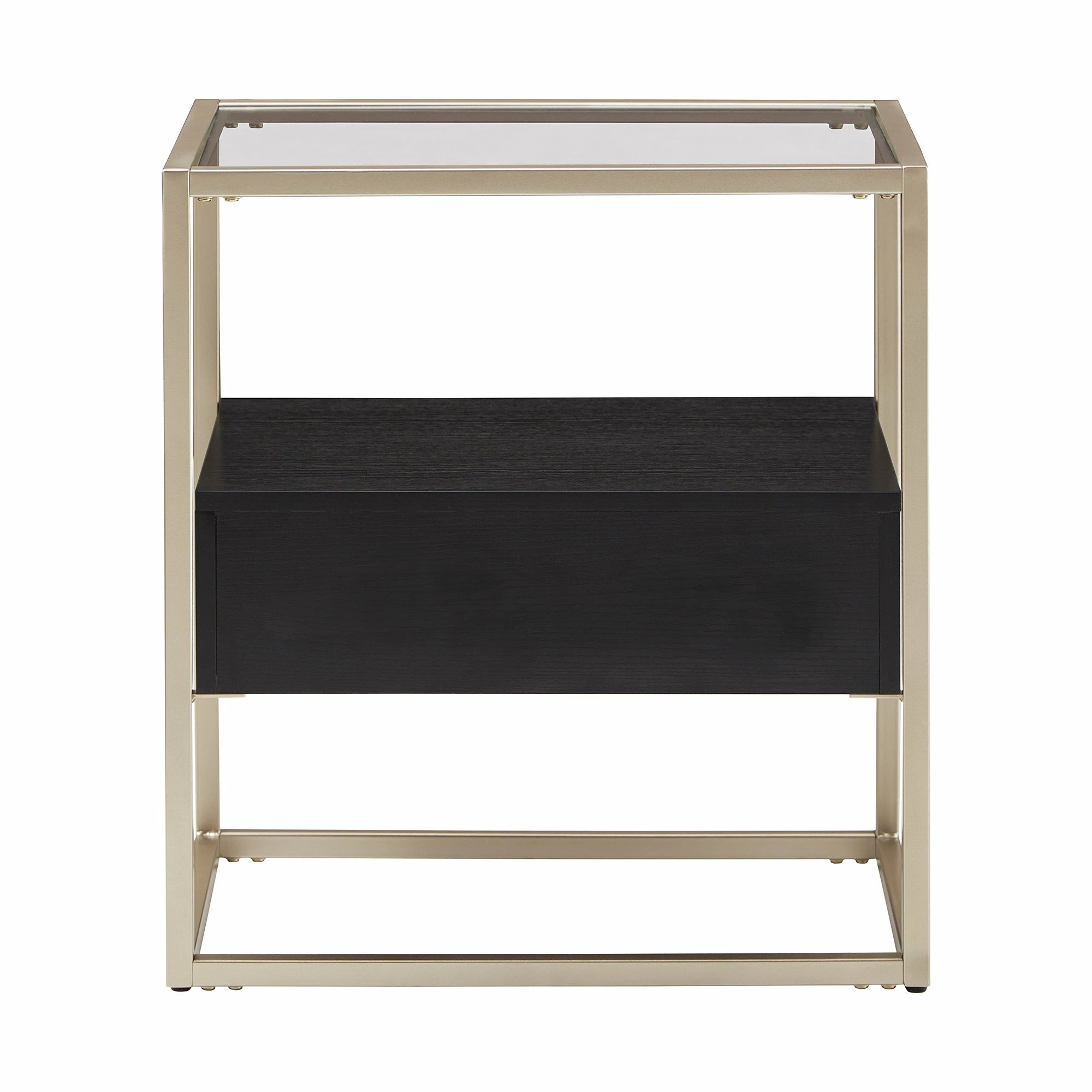 Brand new ๐ Spumante Champagne Silver Finish End Table With Storage By INSPIRE Q Bold ๐งจ 6 Brand new ๐ Spumante Champagne Silver Finish End Table With Storage By INSPIRE Q Bold ๐งจ - Image 6