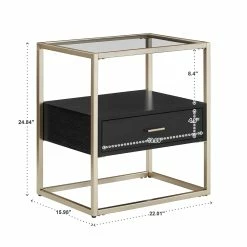 Brand new ๐ Spumante Champagne Silver Finish End Table With Storage By INSPIRE Q Bold ๐งจ 19 Brand new ๐ Spumante Champagne Silver Finish End Table With Storage By INSPIRE Q Bold ๐งจ -iNSPIRE Q shop Spumante Champagne Silver Finish Table with Storage by iNSPIRE Q Bold 17