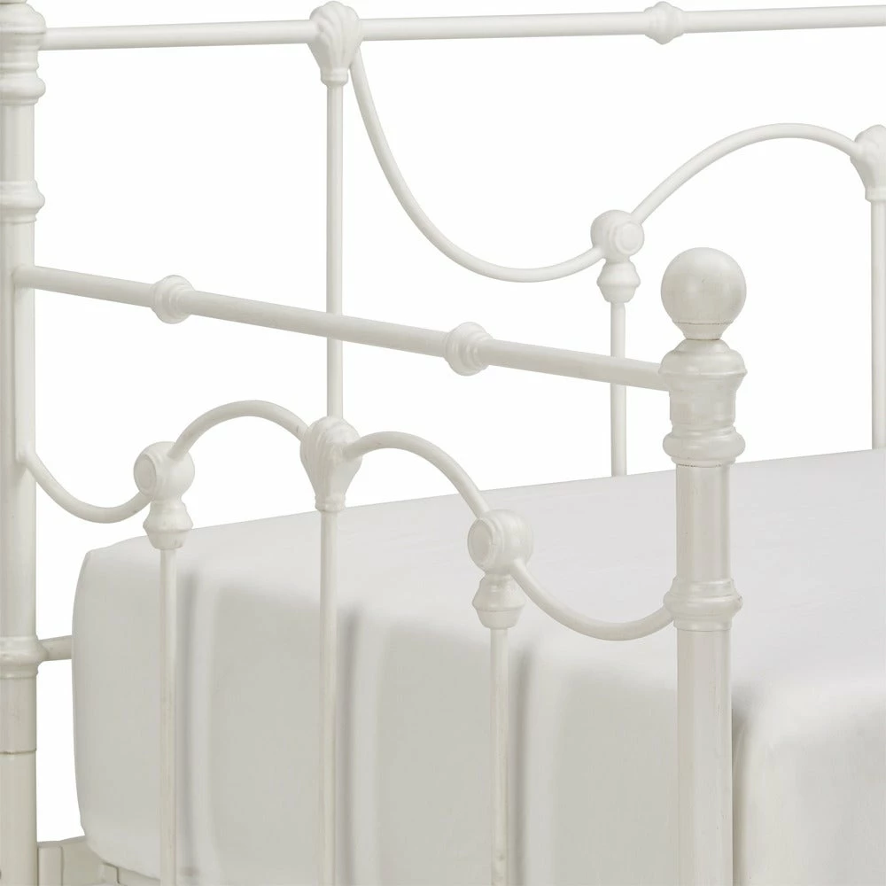 Wholesale 👏 Bellwood Victorian Iron Metal Daybed By INSPIRE Q Classic Antique White ✔️ 3 Wholesale 👏 Bellwood Victorian Iron Metal Daybed By INSPIRE Q Classic Antique White ✔️ - Image 3