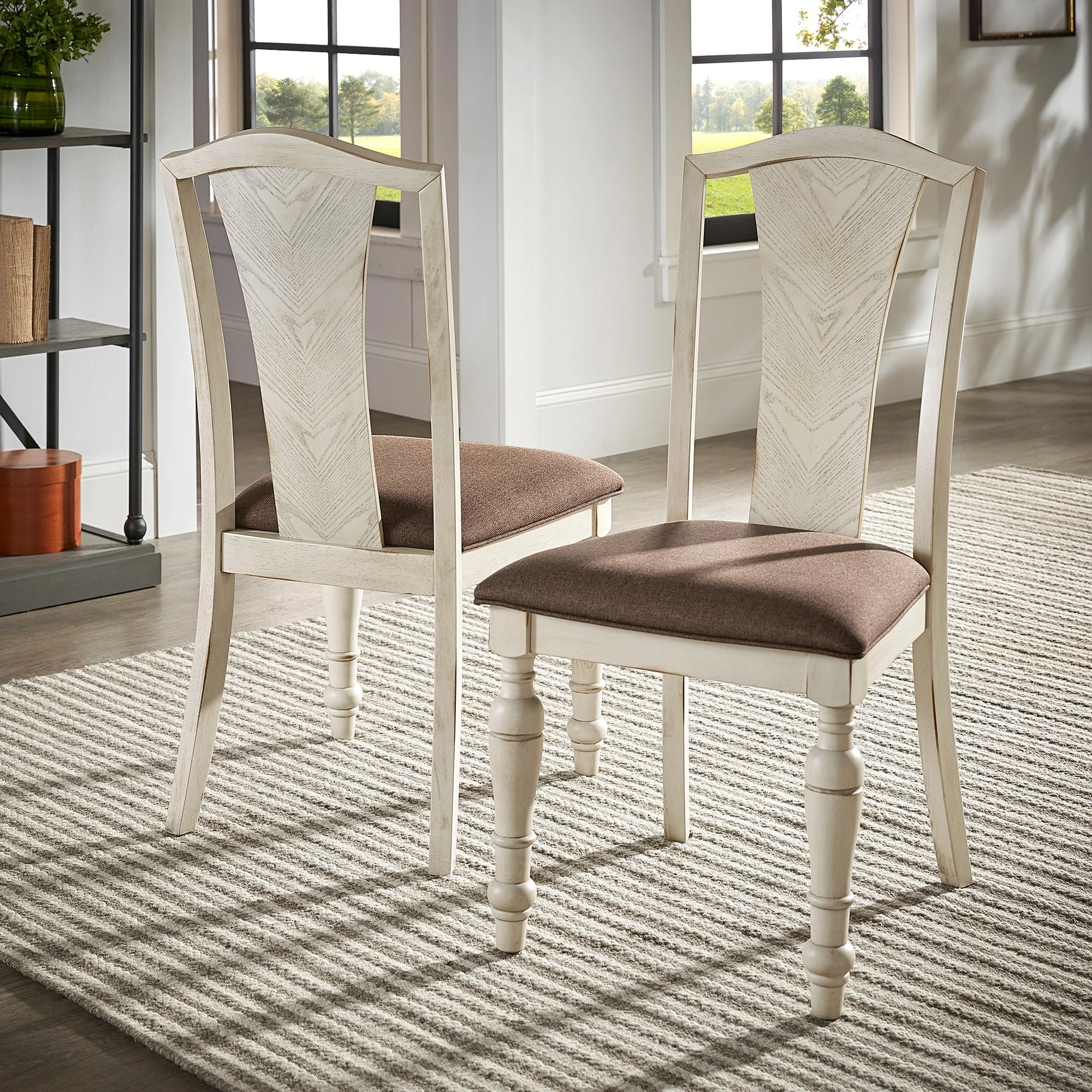 Discount 🔔 Tournus Slat Back Solid Rubberwood Dining Chairs (Set Of 2) By INSPIRE Q Classic 🛒 1 Discount 🔔 Tournus Slat Back Solid Rubberwood Dining Chairs (Set Of 2) By INSPIRE Q Classic 🛒