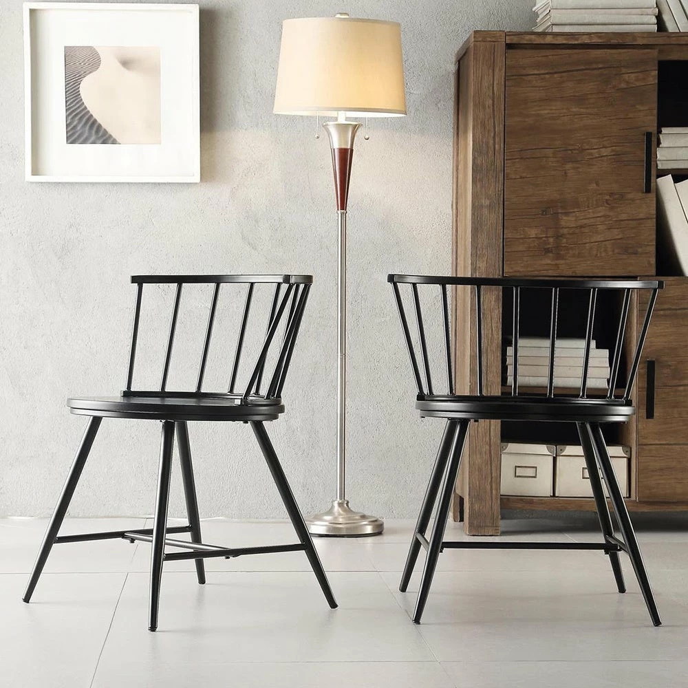 Outlet 🎉 Truman Low Back Windsor Dining Chair (Set Of 2) By INSPIRE Q Modern Green Meadow 🎁 - Image 2