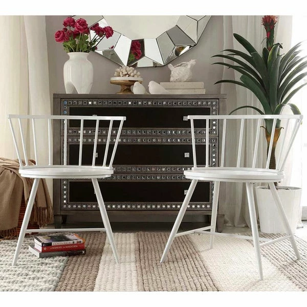 Outlet 🎉 Truman Low Back Windsor Dining Chair (Set Of 2) By INSPIRE Q Modern Green Meadow 🎁 - Image 3