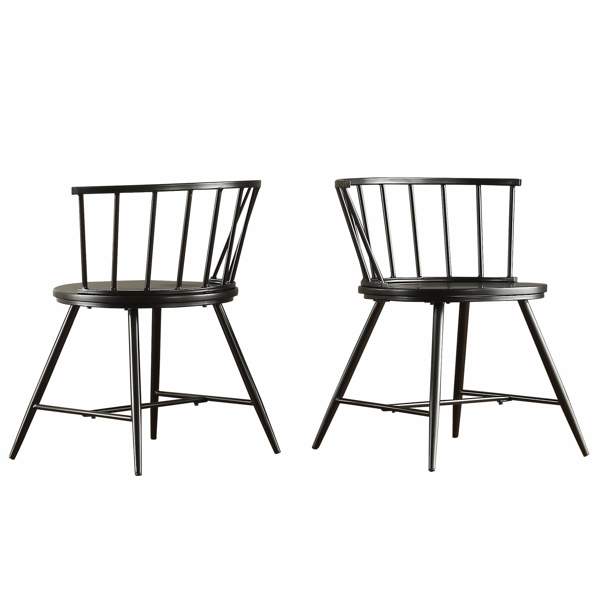 Outlet 🎉 Truman Low Back Windsor Dining Chair (Set Of 2) By INSPIRE Q Modern Green Meadow 🎁 - Image 7