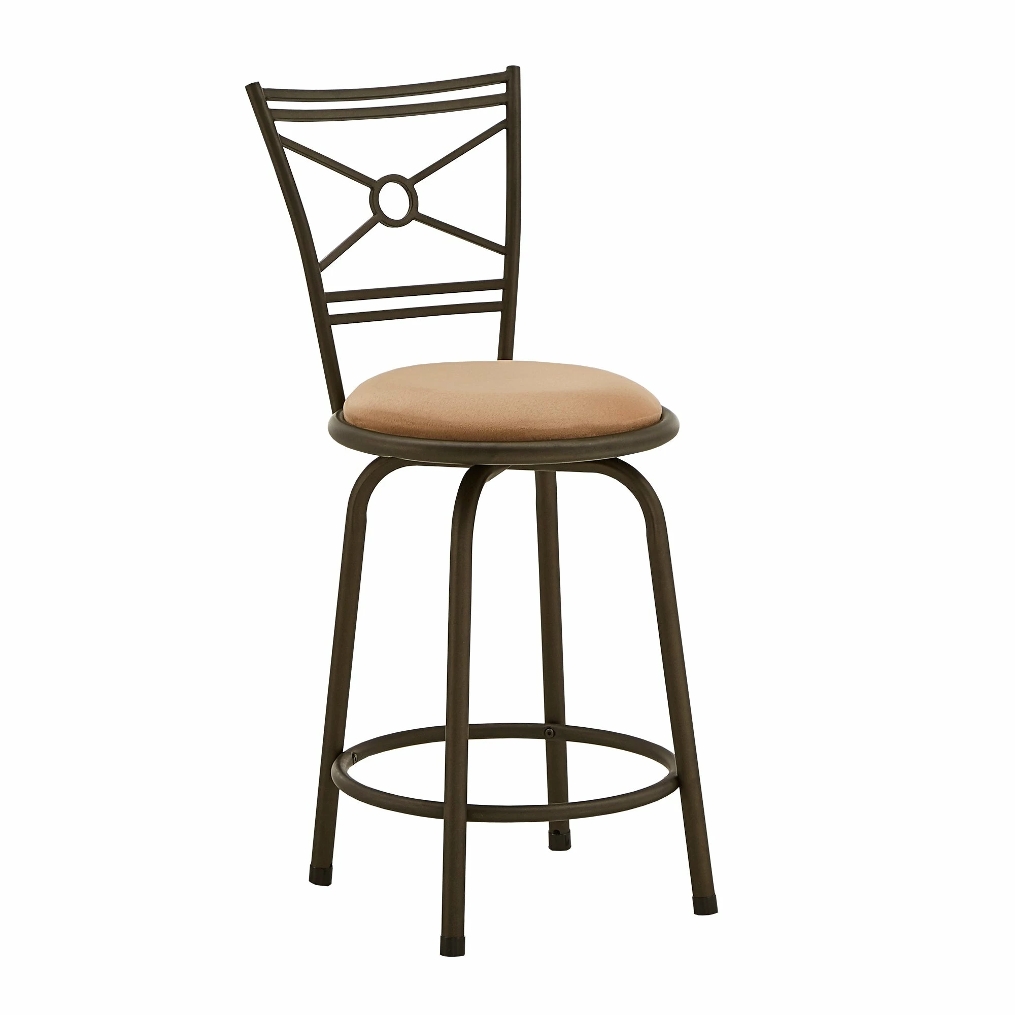 Hot Sale โ Verona Adjustable Bronze Circular X-Cross Back 3pc Pack Stools By INSPIRE Q Classic ๐งจ - Image 4