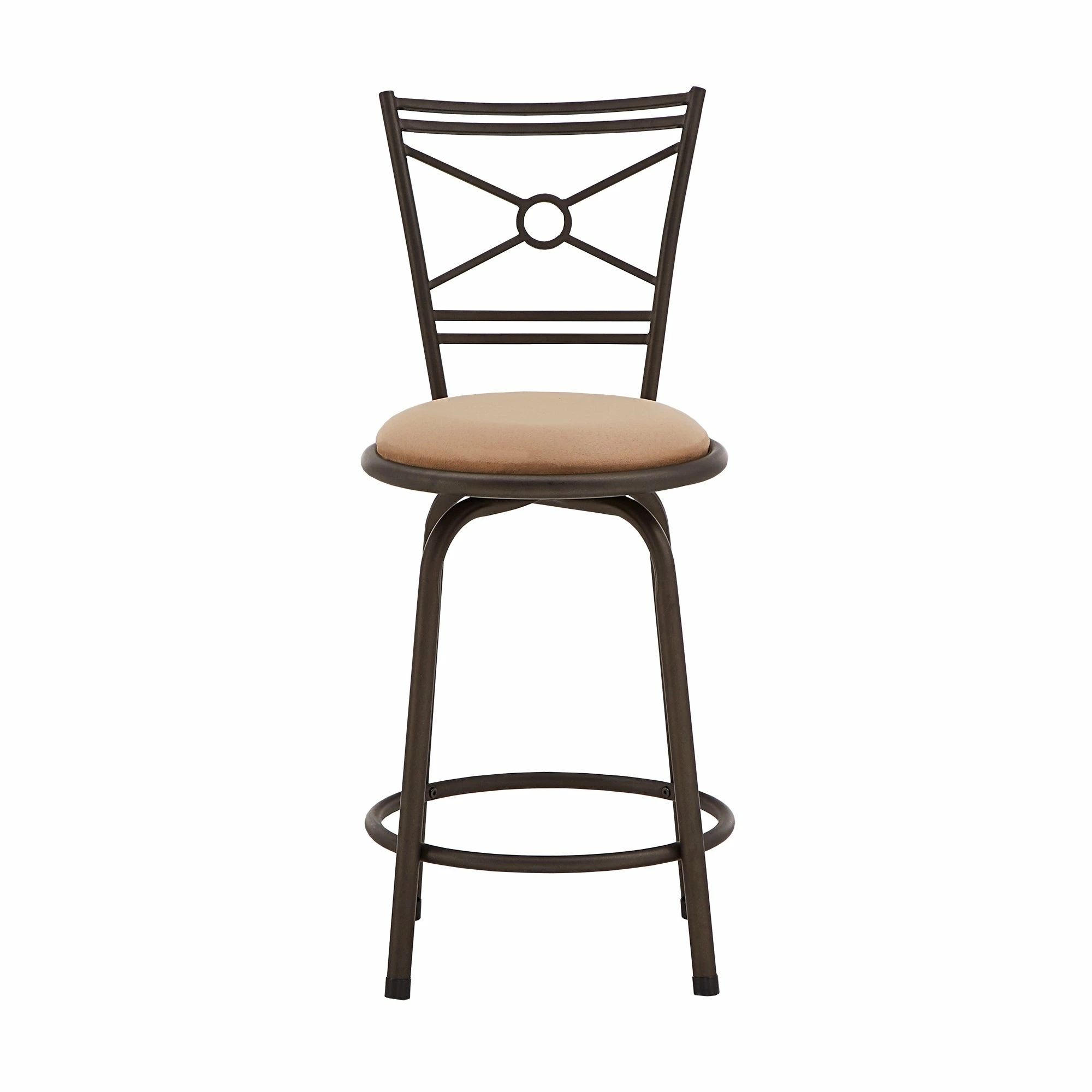 Hot Sale โ Verona Adjustable Bronze Circular X-Cross Back 3pc Pack Stools By INSPIRE Q Classic ๐งจ - Image 5