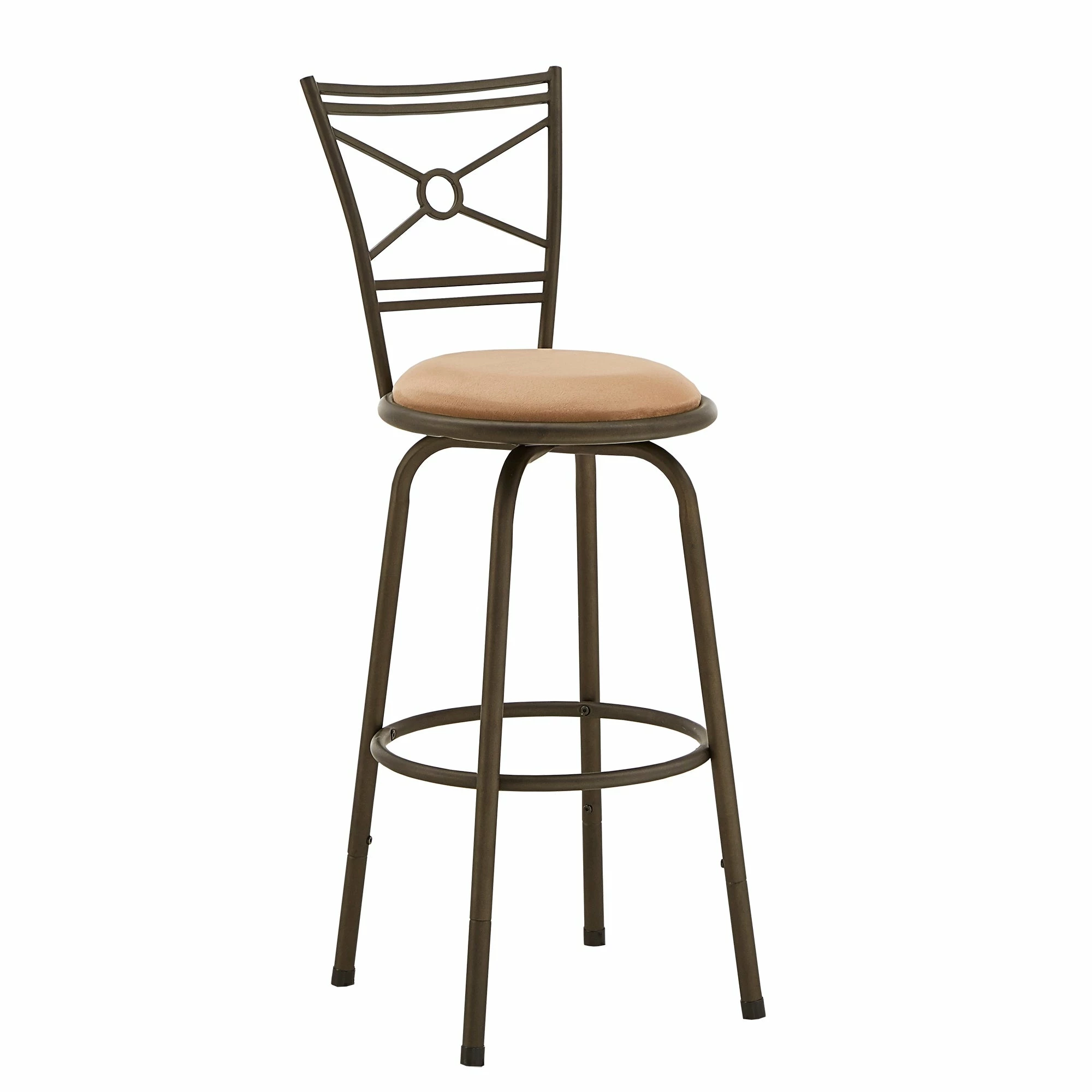 Hot Sale โ Verona Adjustable Bronze Circular X-Cross Back 3pc Pack Stools By INSPIRE Q Classic ๐งจ - Image 9