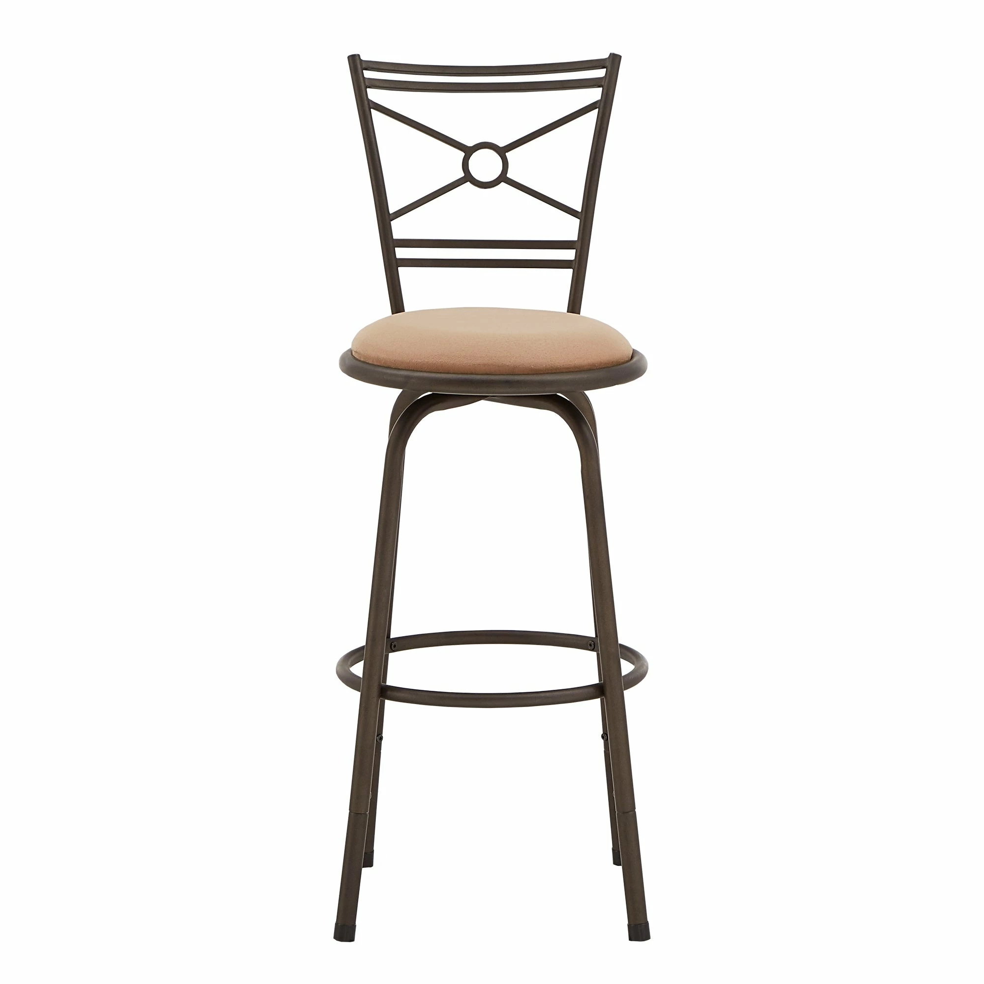 Hot Sale โ Verona Adjustable Bronze Circular X-Cross Back 3pc Pack Stools By INSPIRE Q Classic ๐งจ - Image 10