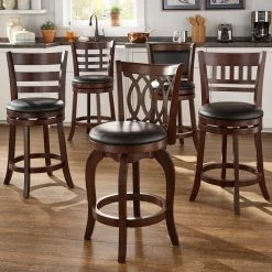 Coupon ❤️ Verona Swivel High Back Counter Height Stool By INSPIRE Q Classic Window Back ❤️