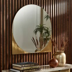 Budget 🎉 Vittoria Metal Circle Wall Mirror By INSPIRE Q Bold Black ❤️