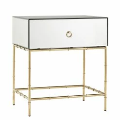 Best Pirce 🧨 Wade Mirrored Accent Table With Gold Finish Base By INSPIRE Q Bold 🥰 -iNSPIRE Q shop Wade Mirrored Accent Table with Gold Finish Base by iNSPIRE Q Bold 749374ce d89a 4654 9a17 0c33518166a6