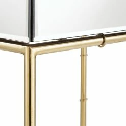 Best Pirce 🧨 Wade Mirrored Accent Table With Gold Finish Base By INSPIRE Q Bold 🥰 -iNSPIRE Q shop Wade Mirrored Accent Table with Gold Finish Base by iNSPIRE Q Bold ef7a34fd fbba 4d92 89fe cb2d8db91bd9