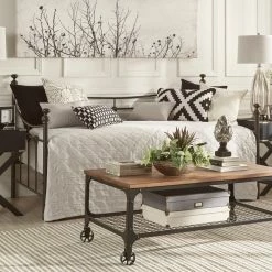 Flash Sale 🛒 Xander Dark Brown Steel Metal Daybed By INSPIRE Q Classic 👍