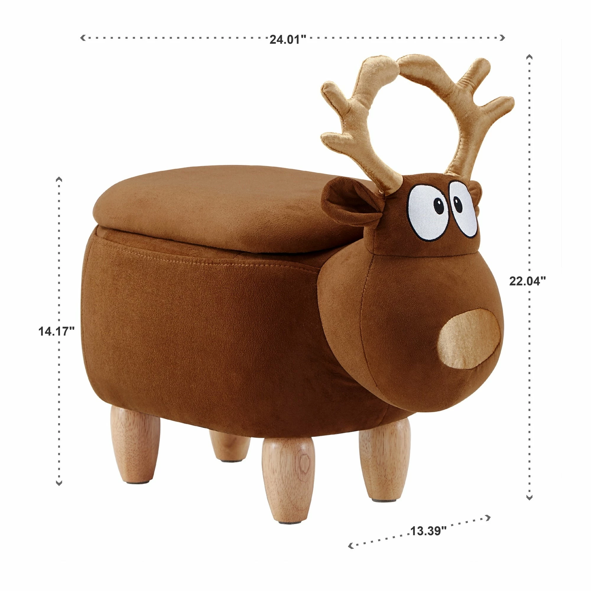 Cheap 🌟 IQ Friends - Animal Storage Ottomans By INSPIRE Q Junior White Unicorn 🌟 - Image 15