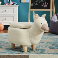Best reviews of 😉 IQ Friends - Llama Storage Ottoman By INSPIRE Q Junior Brownllama 🔥